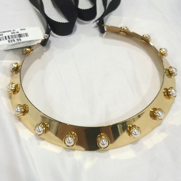 Gold collar necklace - Picture 2 of 3